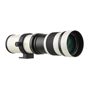 Tomtop Jms Kamera Mf Super Telezoomobjektiv F/8,3-16 420-800 Mm T-Mount Mit Universellem 1/4 Gewindeersatz