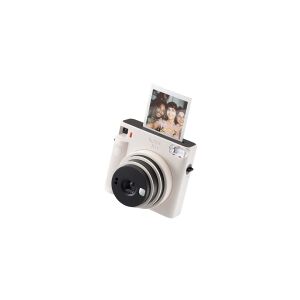 Fujifilm Instax SQUARE SQ1 - Instant kamera - objektiv: 65,75 mm - instax SQUARE kalkhvid