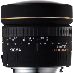 Sigma 8mm f/3.5 EX DG ojo de pez circular para Canon