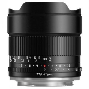 Objetivo Ttartisan 10mm F2 APS-C para Macro 4/3 (C1020-B-M43)