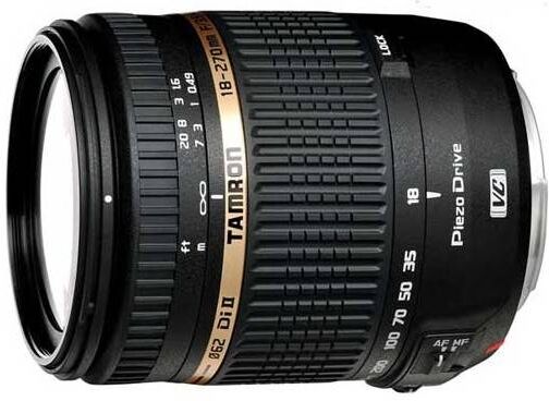 Tamron 18-270mm F/3.5-6.3 Di Ii Vc Pzd Para Canon + Filtro 62mm Uv Tamron