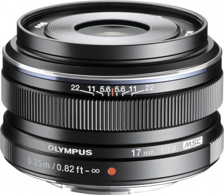 Olympus M. Zuiko 17mm F/1.8 Negro