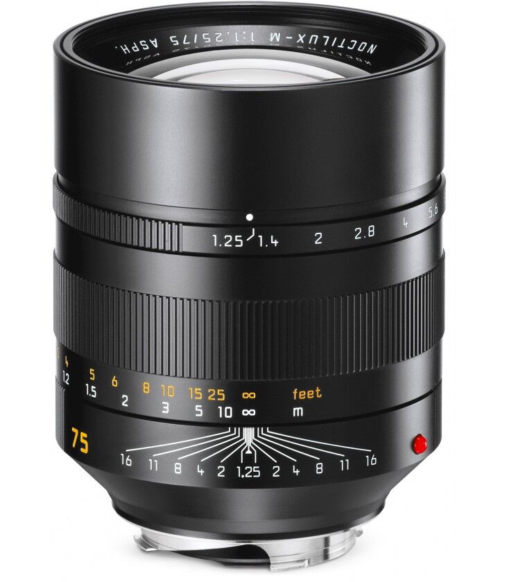 Leica Noctilux-m 75 F/1.25 Asph. Negra Ref: 11676