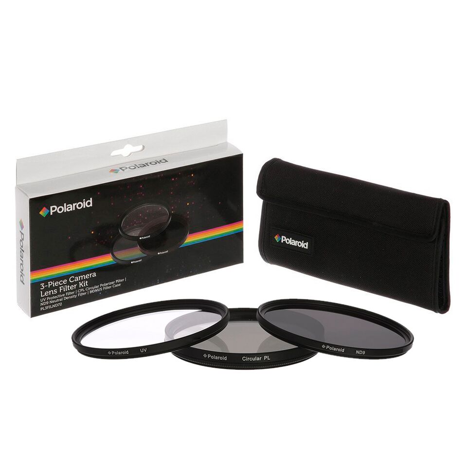 Polaroid Filter Kit UV MC, CPL, ND9 suodinsetti