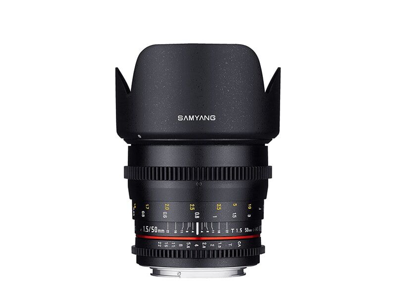 Samyang 50mm T1,5 VDSLR Sony E objektiivi
