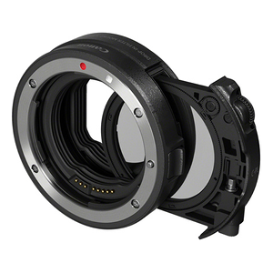 Canon Bague d'adaptation objectif EF / EF-S vers boitier EOS R avec filtre insérable polarisant circulaire - Publicité