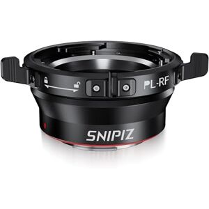 VILTROX SNIPIZ PL-RF Adaptateur de Monture d'objectif avec verrou Rotatif Compatible avec Objectif PL vers appareils Photo Canon RF Mount EOS R EOS Ra EOS RP EOS R5 EOS R6 EOS R3 - Publicité