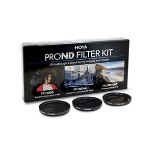 Hoya Kit Filtre Pro ND8/ND64/ND1000 D62mm Noir - Publicité