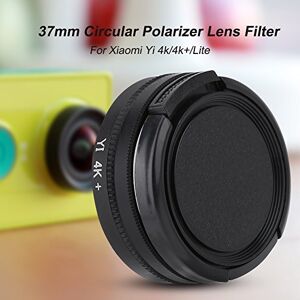 Bewinner Filtre D'objectif, Filtre D'objectif Polarisant Circulaire de 37mm avec Capuchon Protecteur pour Adaptateur D'appareil Photo de Sport D'objectif de 37mm, Facile à Monter et à Retirer, Accessoire Idéal - Publicité