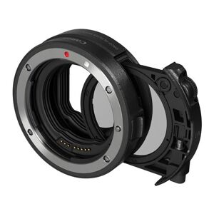 Bague d'adaptation Canon pour objectif EF et EF-S avec Filtre polarisant circulaire insérable sur boitier EOS R Noir - Publicité