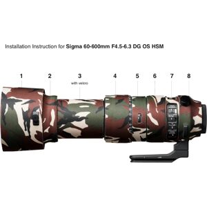 EASYCOVER Couvre Objectif pour Sigma 60-600mm DG OS HSM S Ve