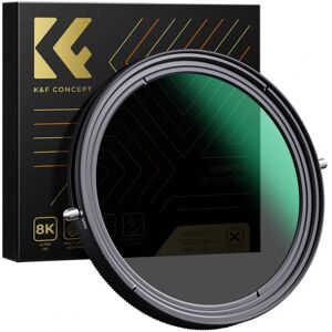 K&F Concept Filtre Polarisant + Variable ND2-ND32 Nano X D67mm