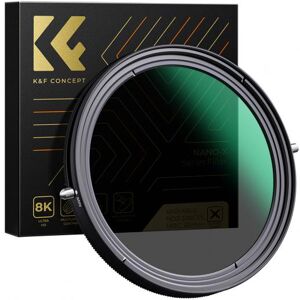K&F Concept Filtre Polarisant + Variable ND2-ND32 Nano X D82mm