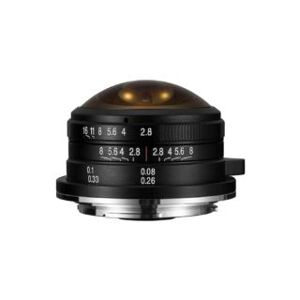 Laowa 4 mm f/2.8 Fisheye circulaire monture Fuji X objectif photo - Publicité