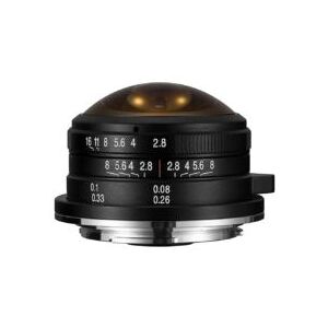 Laowa 4 mm f/2.8 Fisheye circulaire monture Canon EOS M objectif photo - Publicité