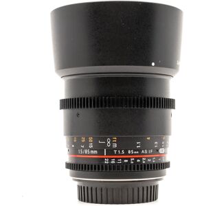 Samyang Occasion Samyang 85mm T1.5 AS UMC II  - Monture Canon EF Fit