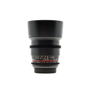 Occasion Samyang 85mm T15 AS UMC II Monture Canon EF Fit