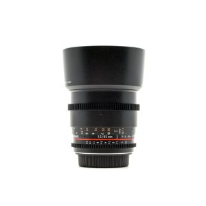 Samyang Occasion Samyang 85mm T1.5 AS UMC II  - Monture Canon EF Fit