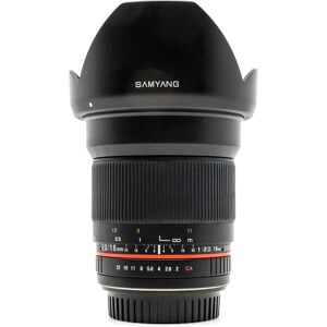 Occasion Samyang 16mm f2 ED AS UMC CS Monture Canon EF