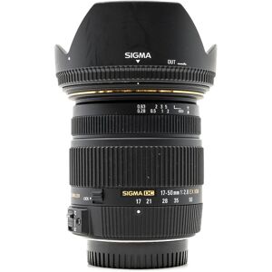 Sigma Occasion Sigma 17 50mm f28 EX DC OS HSM Monture Nikon