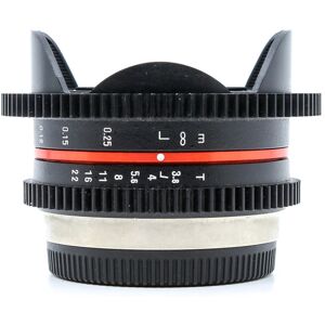 Occasion Samyang 7.5mm T3.8 Cine UMC Fisheye - Monture Micro Quatre Tiers