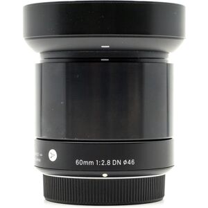 Occasion Sigma 60mm f28 DN ART Monture Micro quatre tiers