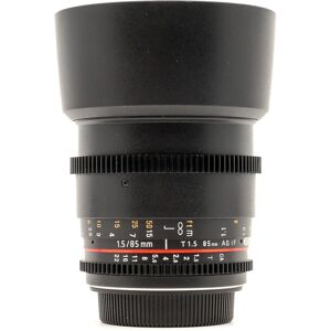 Occasion Samyang 85mm T15 AS UMC II Monture Canon EF Fit