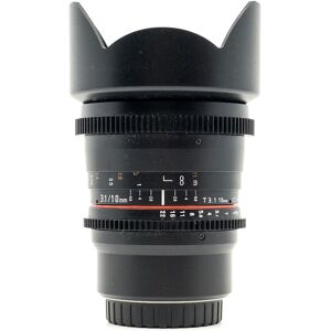 Occasion Samyang 10mm T31 ED AS NCS CS Monture Micro quatre tiers