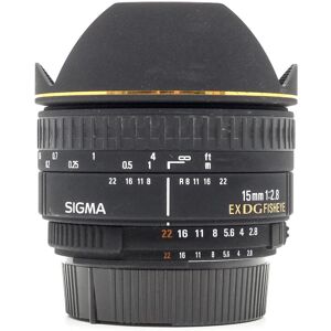 Occasion Sigma 15mm f28 EX DG Fisheye Monture Nikon