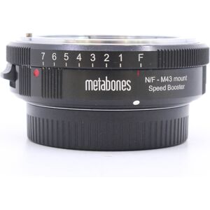 Occasion Metabones Nikon G vers Micro quatre tiers Speed Booster