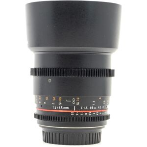 Occasion Samyang 85mm T15 AS UMC II Monture Canon EF Fit