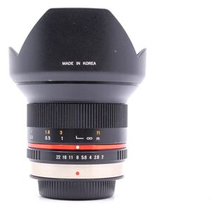 Occasion Samyang 12mm f2 NCS CS Monture Micro quatre tiers