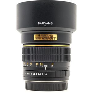 Occasion Samyang 85mm f14 ASPH IF Monture Canon EF Fit