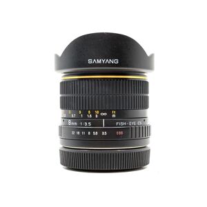 Occasion Samyang 8mm f35 Fisheye Monture Canon EF S Fit