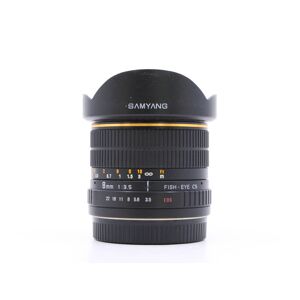 Occasion Samyang 8mm f35 Fisheye Monture Canon EF S Fit