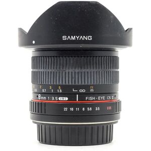 Occasion Samyang 8mm f35 Fisheye Monture Canon EF S Fit