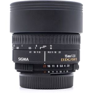 Occasion Sigma 15mm f28 EX DG Fisheye Monture Nikon