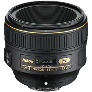 Nikon AF-S NIKKOR 58 mm f/1.4G- Garanzia Ufficiale Italia