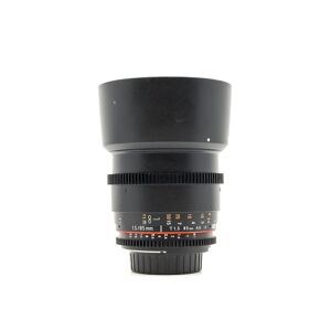 Samyang 85mm T1.5 Nikon Fit (Condition: Excellent)