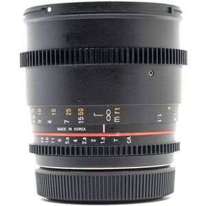 Samyang 85mm T1.5 AS UMC II Canon EF Fit (Condition: Excellent)