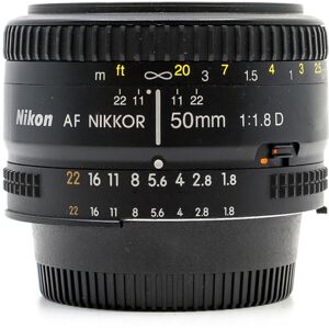 Nikon AF Nikkor 50mm f/1.8D (Condition: Excellent)