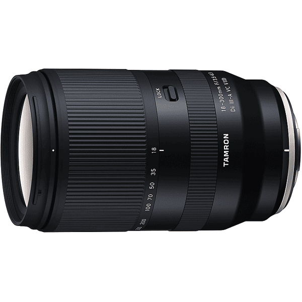 tamron obiettivo mirrorless  18-300mm f/3.5-6.3 fuji