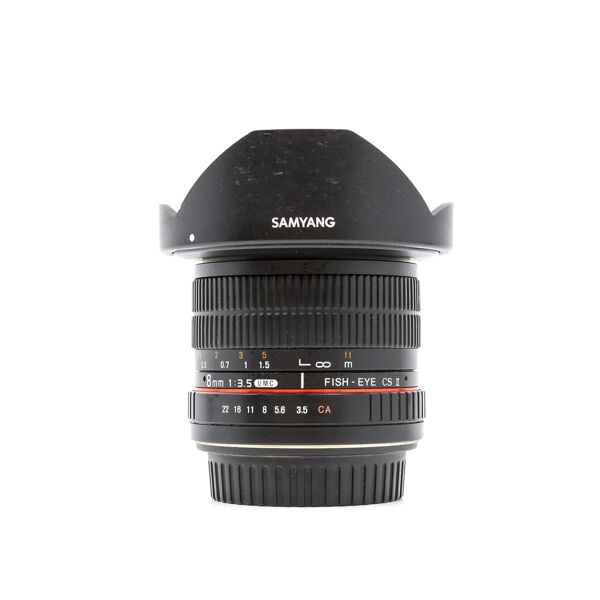 samyang 8mm f/3.5 fisheye canon ef-s fit (condition: excellent)