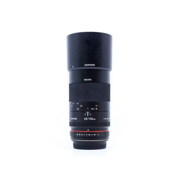samyang 100mm f/2.8 ed umc macro canon ef fit (condition: excellent)