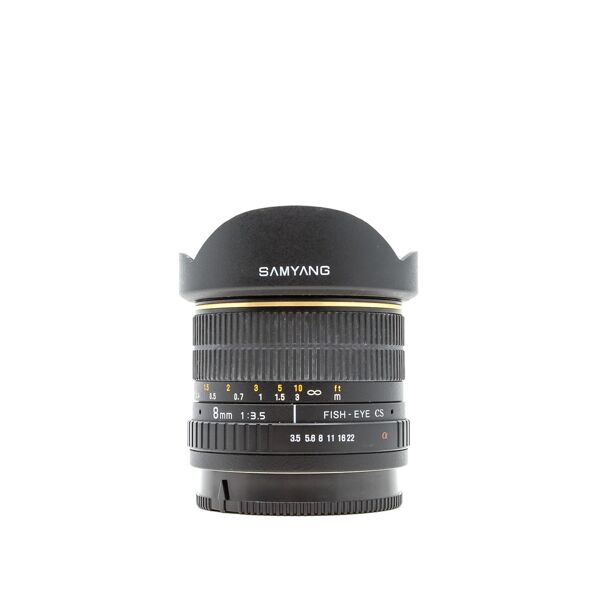 samyang 8mm f/3.5 cs sony a fit (condition: good)