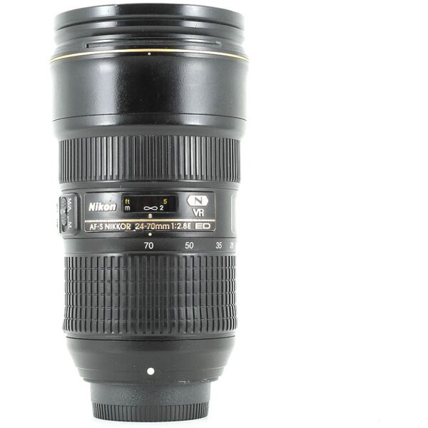 nikon af-s nikkor 24-70mm f/2.8e ed vr (condition: well used)