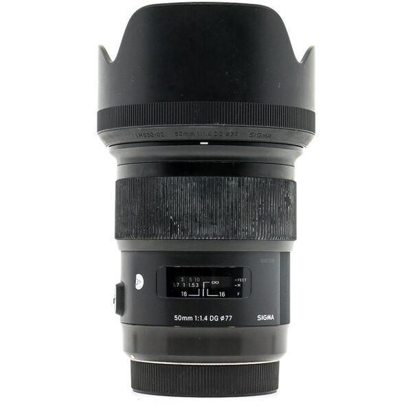 sigma 50mm f/1.4 dg hsm art canon ef fit (condition: good)