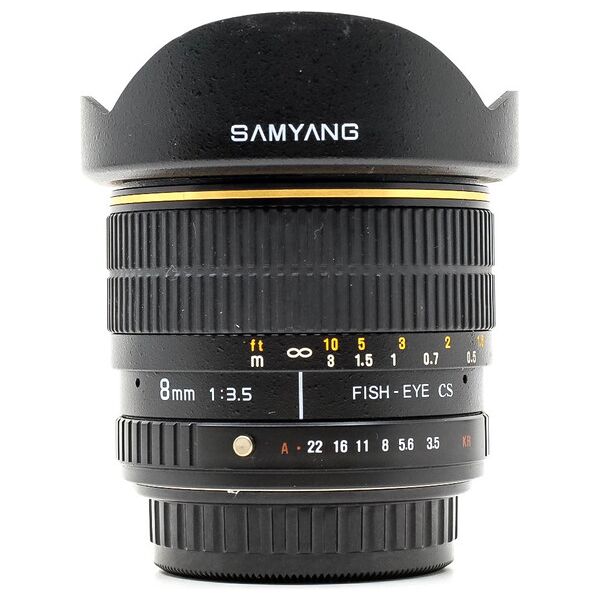 samyang 8mm f/3.5 fisheye cs pentax fit (condition: good)