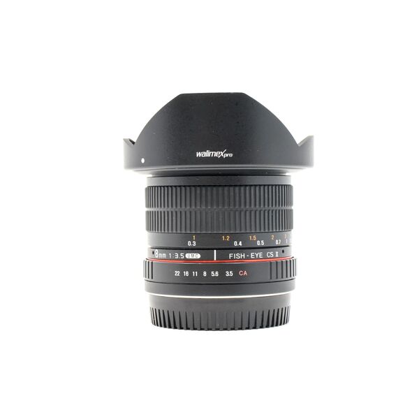 walimex pro 8mm f/3.5 ii canon ef-s fit (condition: like new)