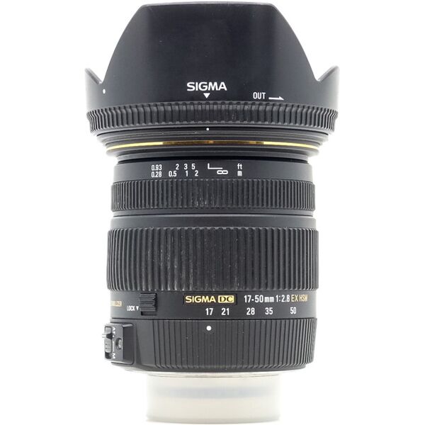 sigma 17-50mm f/2.8 ex dc os hsm nikon fit (condition: good)